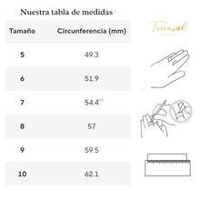 Carregar imagem no visualizador da galeria, Anillo Maria en acero chapado en oro.
