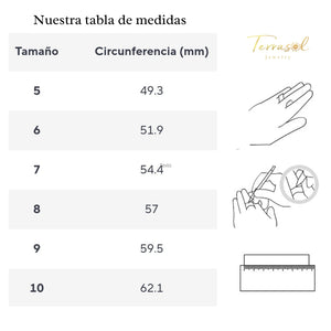 Anillo Maria en acero chapado en oro.