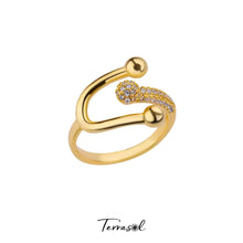 Cargar imagen en el visor de la galería, Anillo ajustable en acero inoxidable
